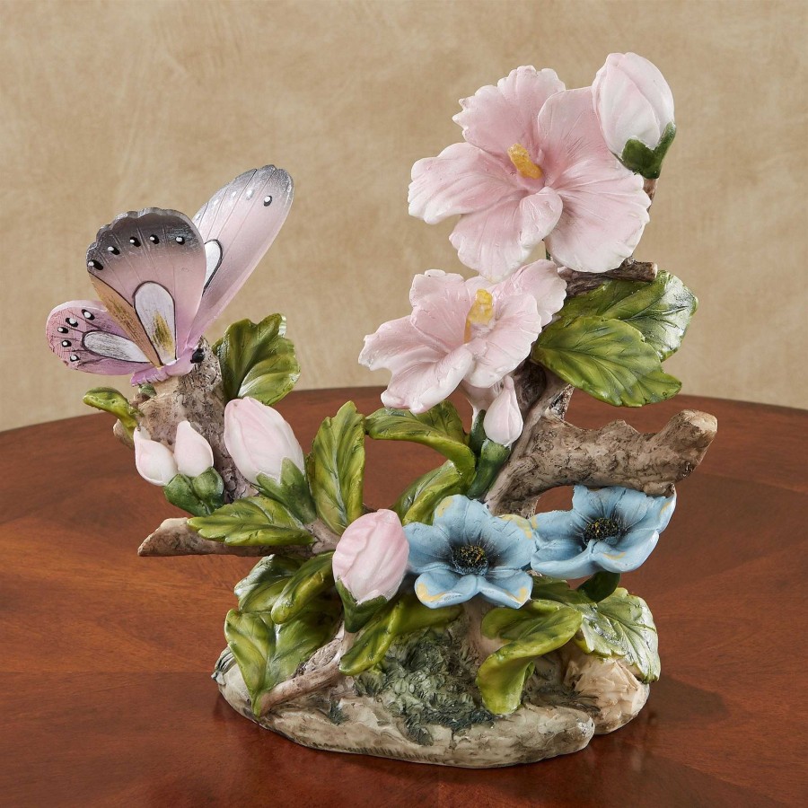 Home Accents Touch of Class | Social Butterfly With Flowers Table Sculpture