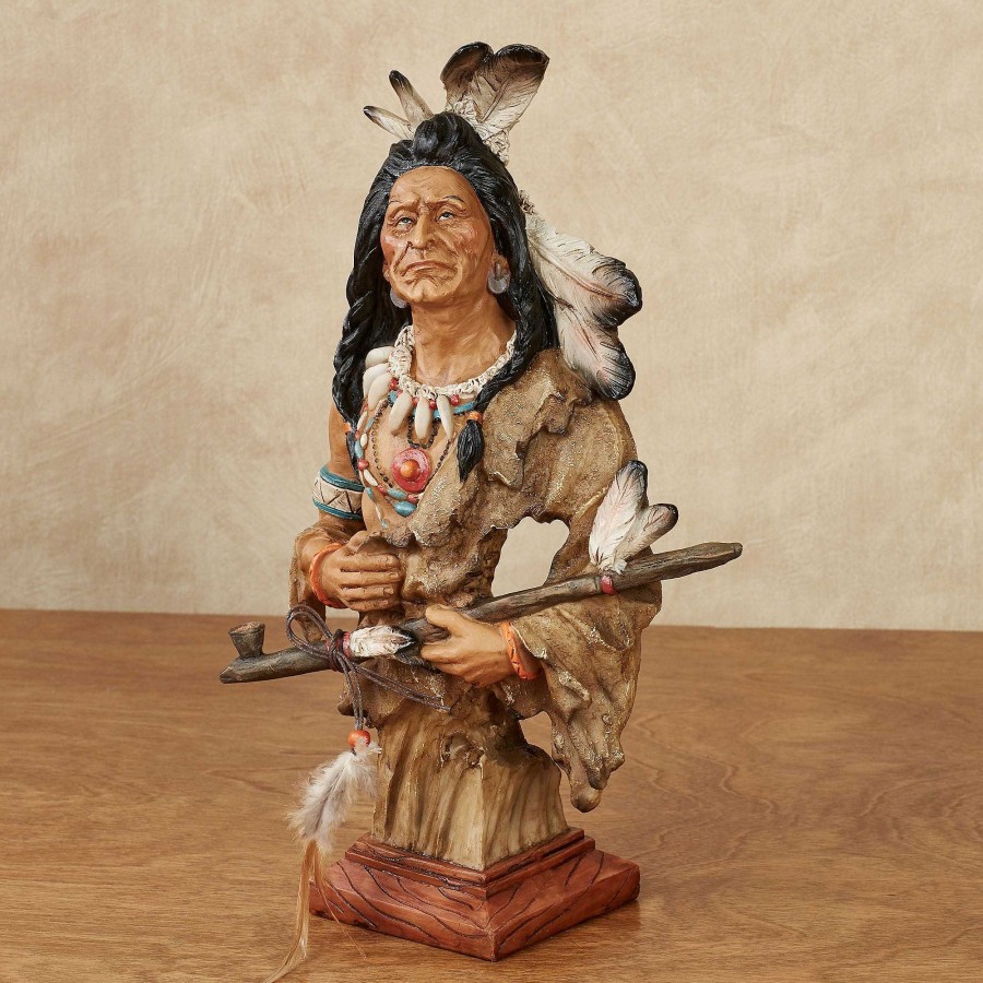 Home Accents Touch of Class | Rugged Promise Tribal Warrior Table Sculpture