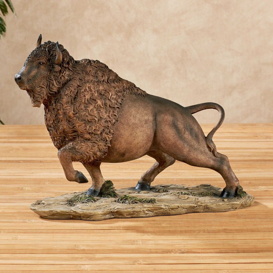 Home Accents Touch of Class | Buffalo Charge Table Sculpture