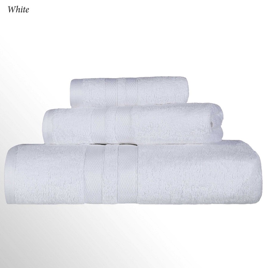 Bath Touch of Class | 500 Gsm Superior Ultra Soft Cotton 3 Pc Bath Towel Set