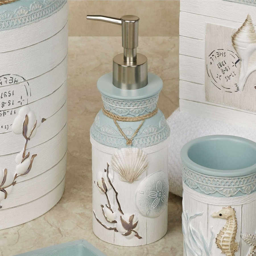 Bath Touch of Class | Farmhouse Shell Coastal Bath Accessories