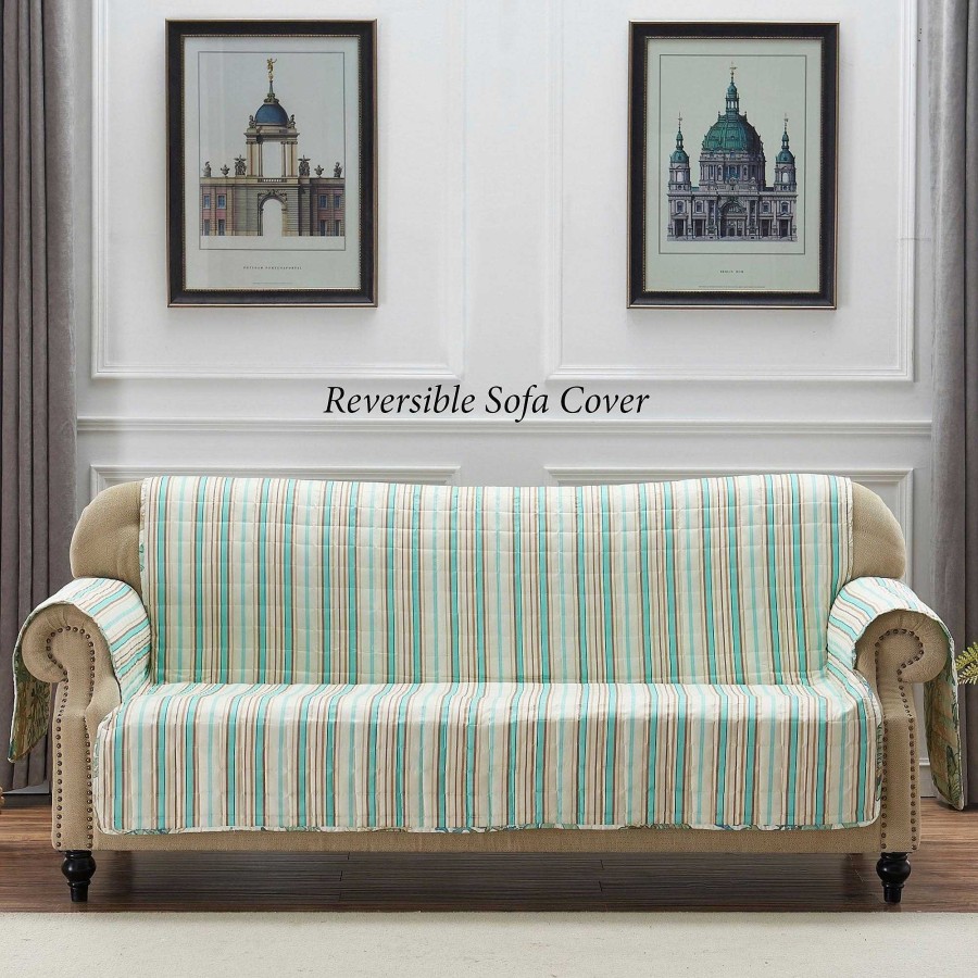 Furniture Touch of Class | Under The Sea Reversible Coastal Furniture Covers